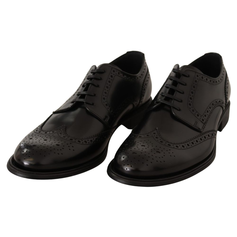 Dolce & Gabbana Black Leather Formal -   -  Dolce & Gabbana.
