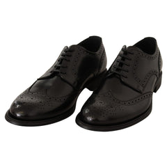 Dolce & Gabbana Black Leather Formal -   -  Dolce & Gabbana.