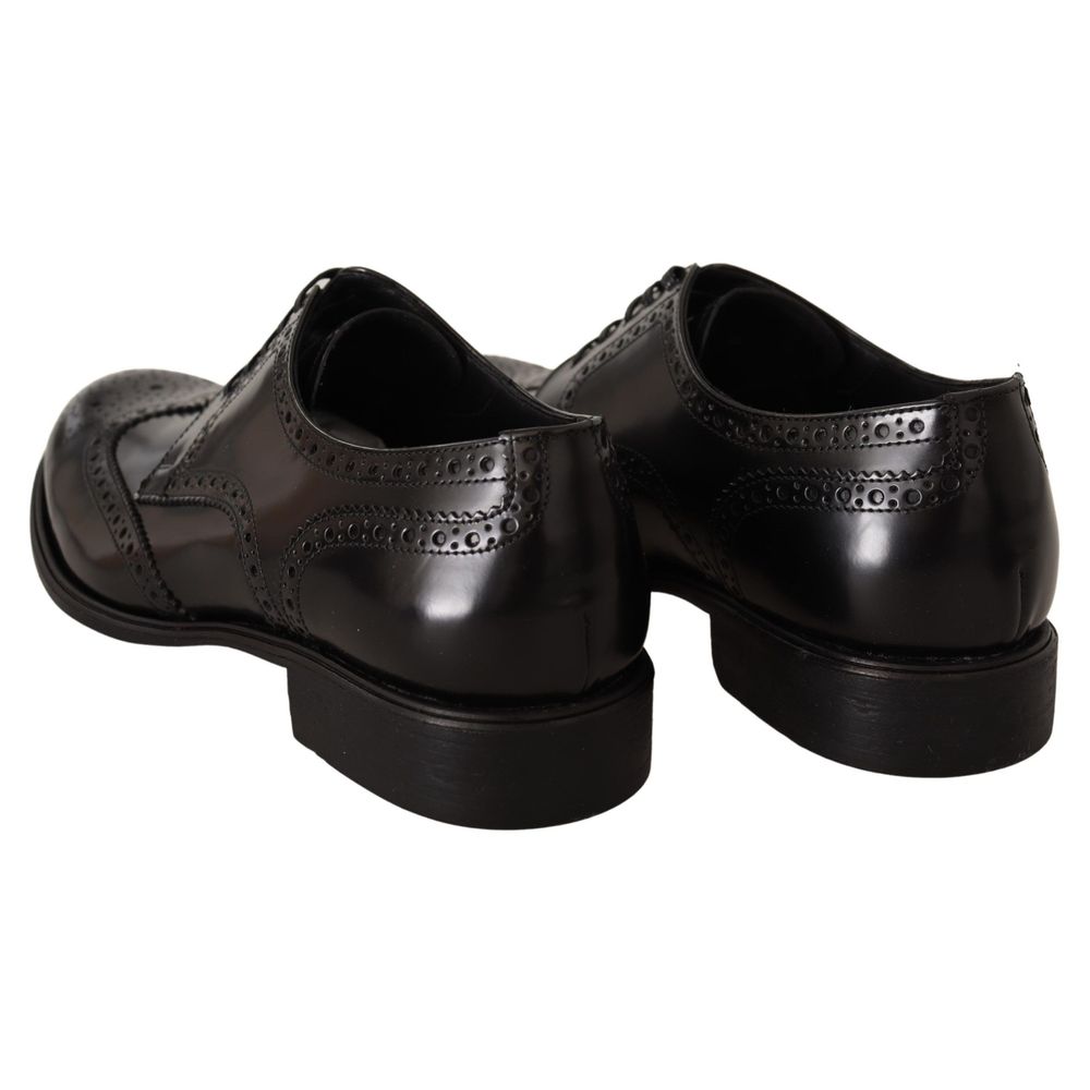 Dolce & Gabbana Black Leather Formal -   -  Dolce & Gabbana.