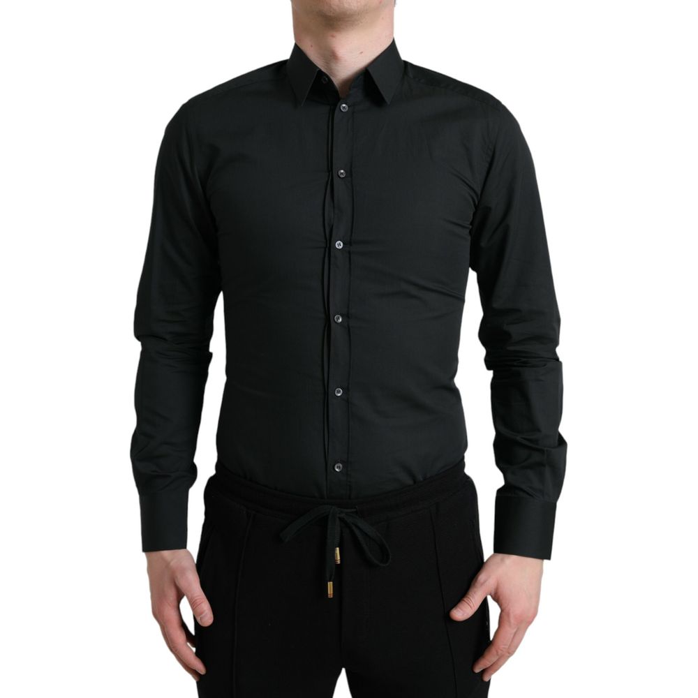 Dolce & Gabbana Black Cotton Shirt -   -  Dolce & Gabbana.