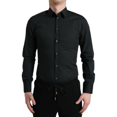 Dolce & Gabbana Black Cotton Shirt -   -  Dolce & Gabbana.