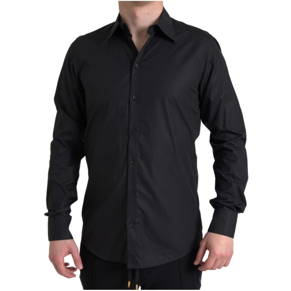 Dolce & Gabbana Black Cotton Shirt -   -  Dolce & Gabbana.
