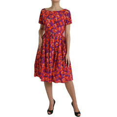 Dolce & Gabbana Purple Cotton Dress -   -  Dolce & Gabbana.
