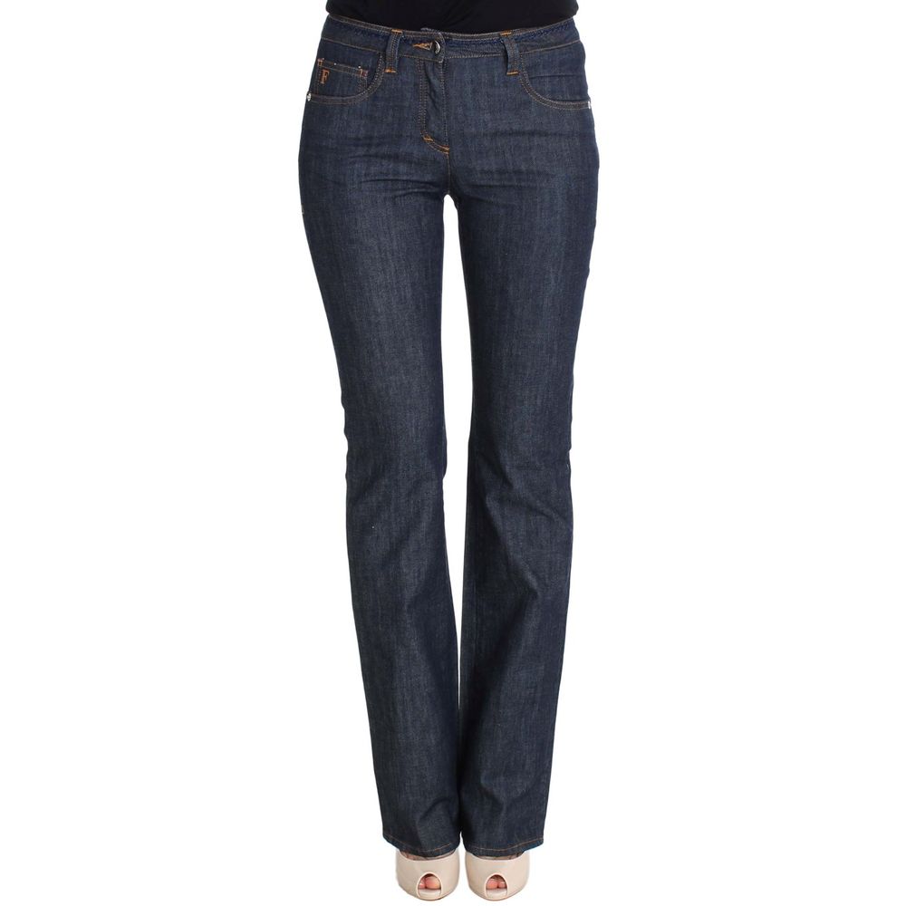 Ferre Blue Cotton Jeans & Pant -   -  Ferre.