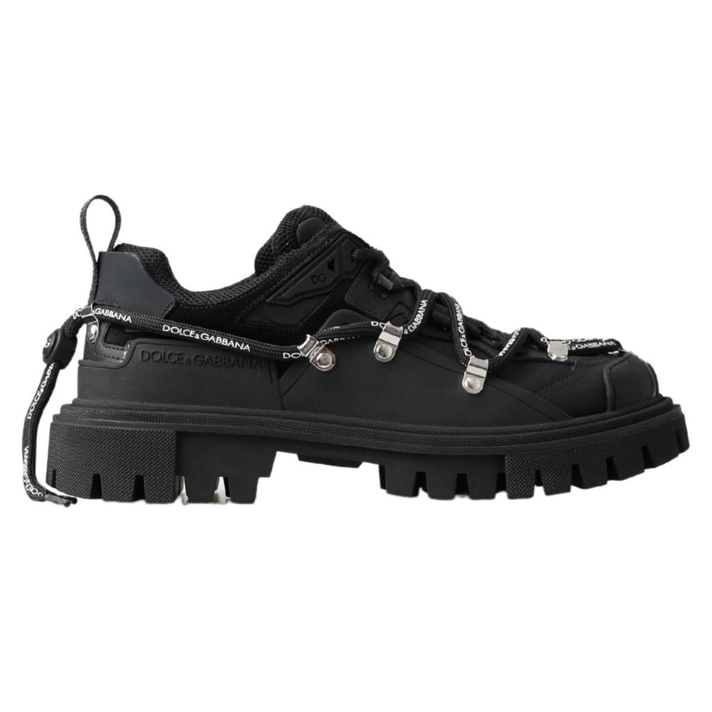 Dolce & Gabbana Black Polyester Boot -   -  Dolce & Gabbana.