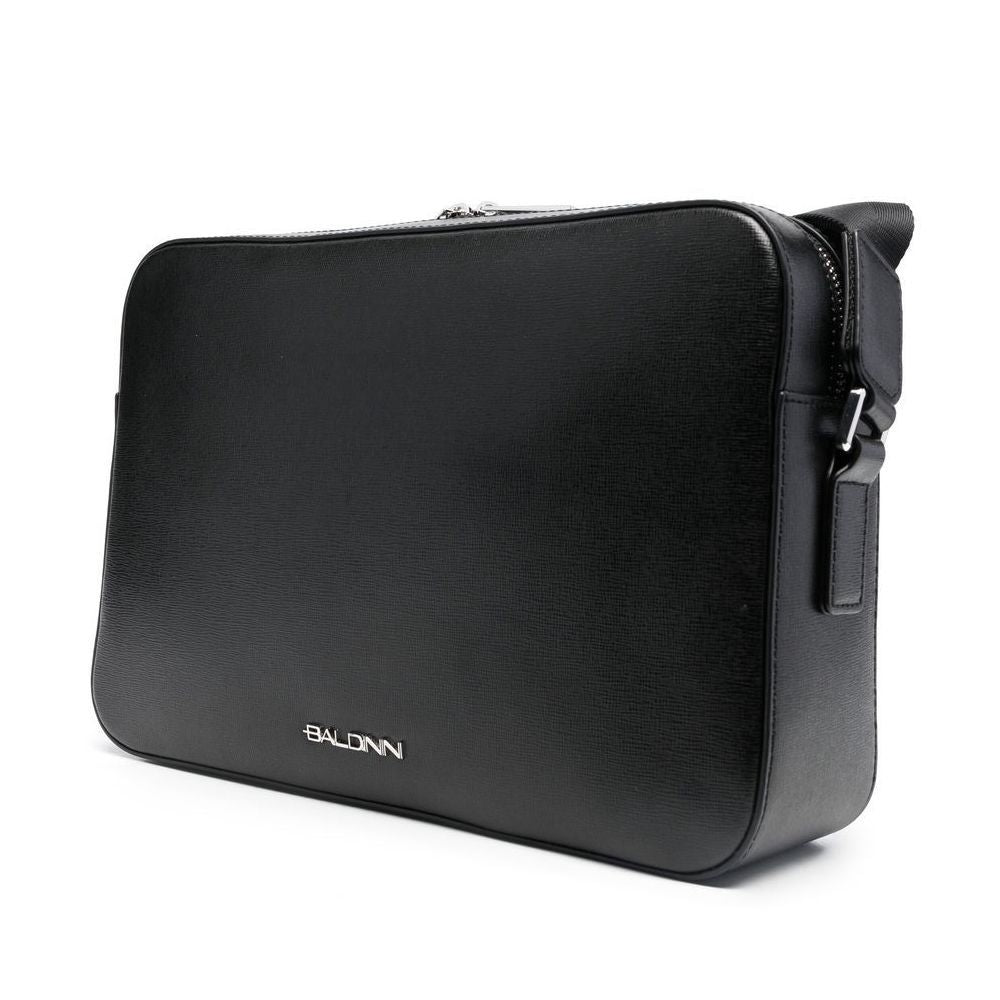 Baldinini Trend Black Calfskin Shoulder Bag -   -  Baldinini Trend.
