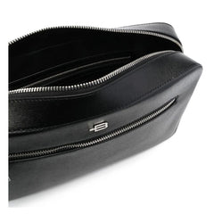 Baldinini Trend Black Calfskin Shoulder Bag -   -  Baldinini Trend.