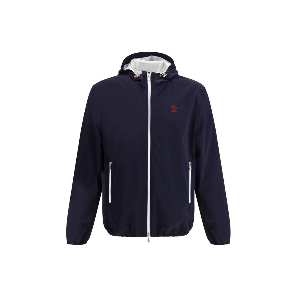 Brunello Cucinelli Waterproof Jacket with hood -   -  Brunello Cucinelli.