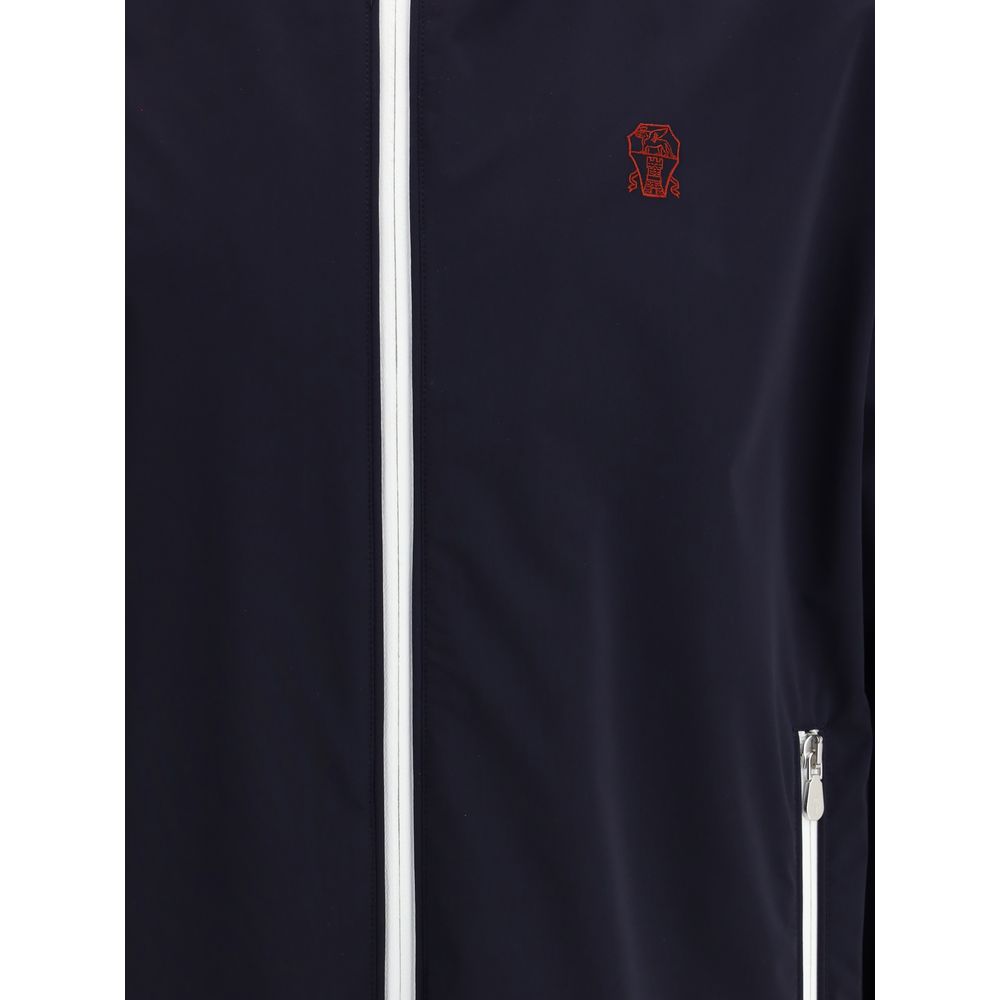 Brunello Cucinelli Waterproof Jacket with hood -   -  Brunello Cucinelli.