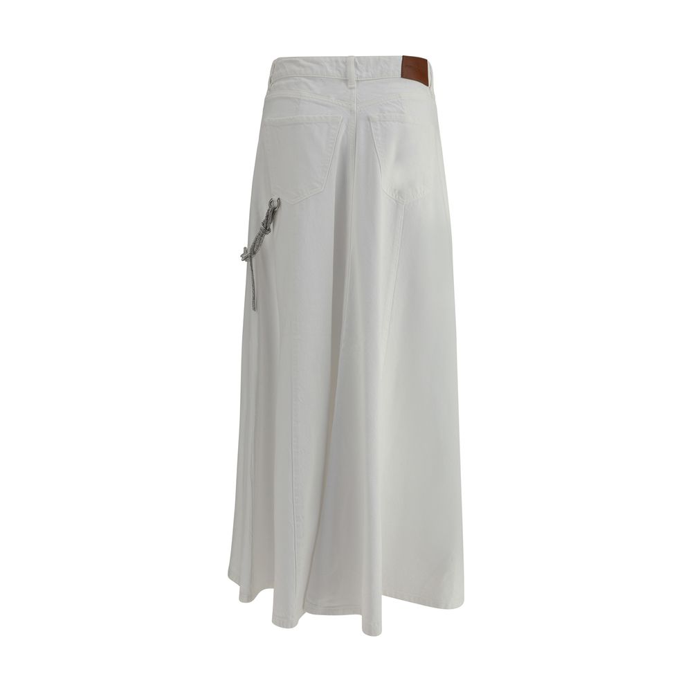 PINKO Denim long Skirt -   -  PINKO.