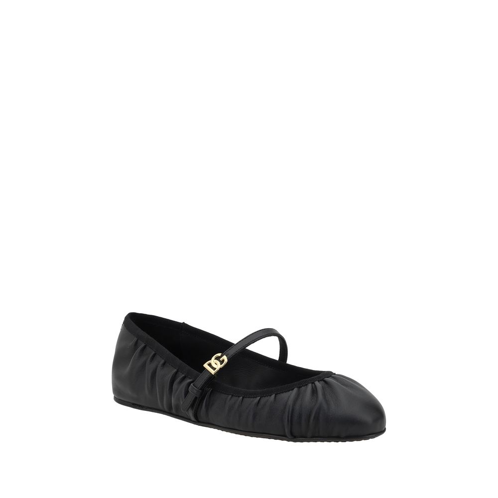 Dolce & Gabbana Leather Ballerinas -   -  Dolce & Gabbana.