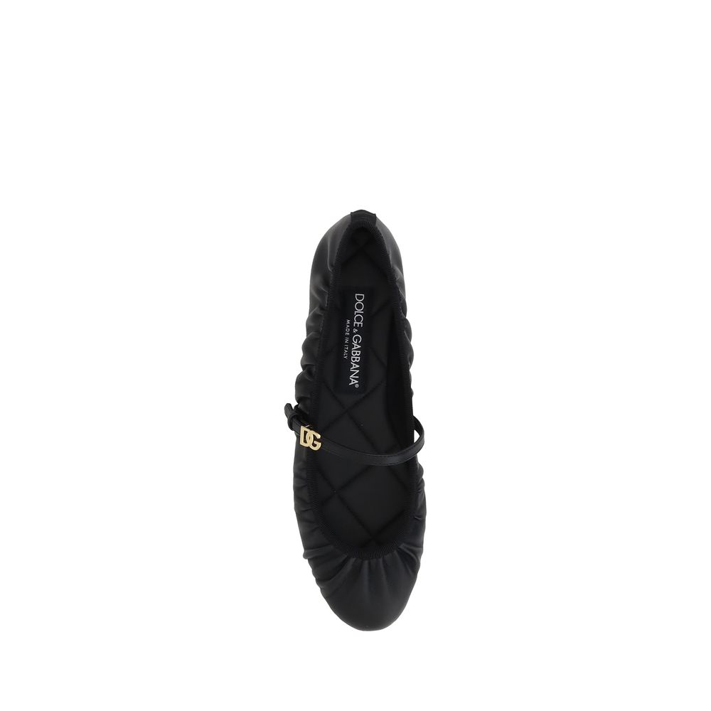 Dolce & Gabbana Leather Ballerinas -   -  Dolce & Gabbana.