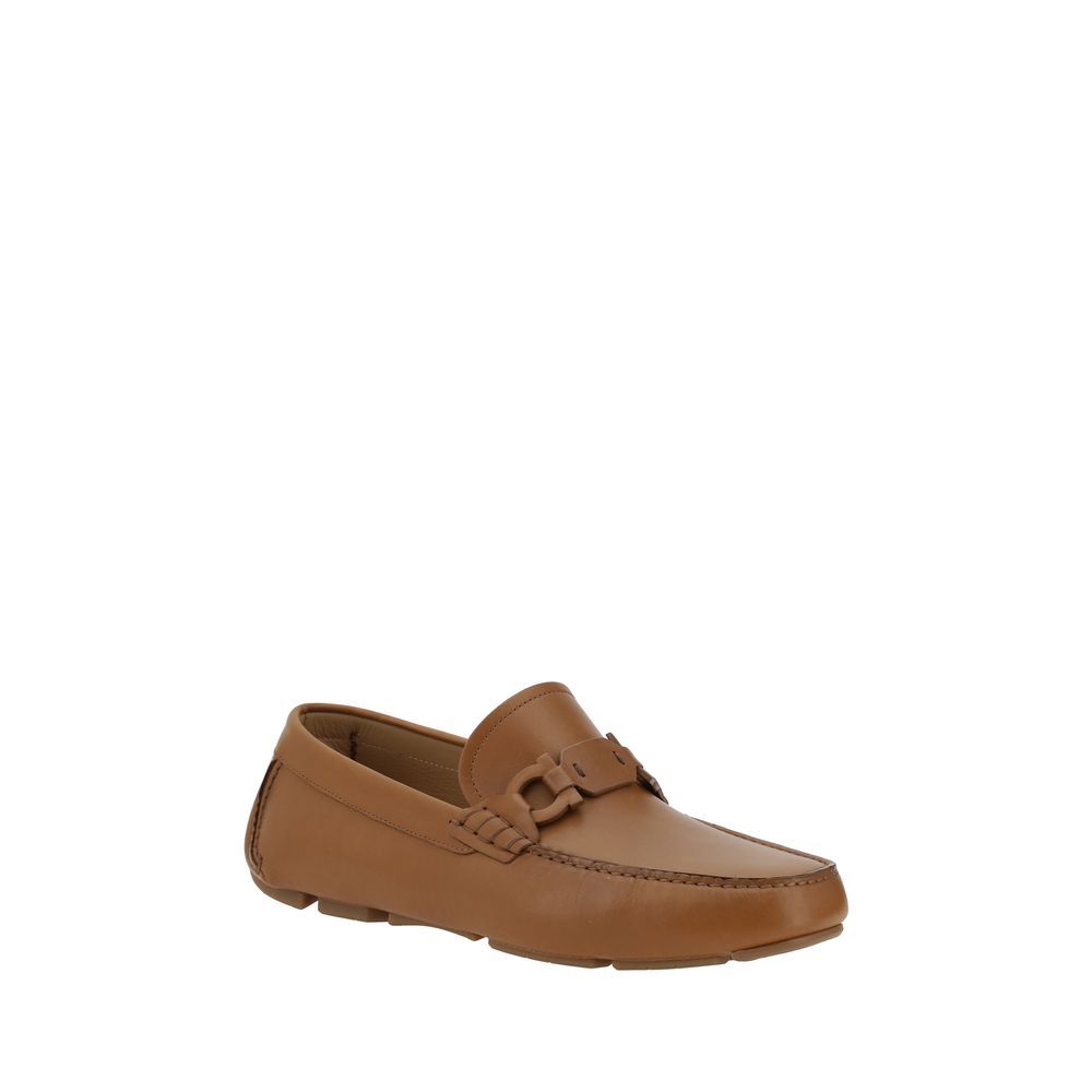 Ferragamo Ornament Driver Loafers -   -  Ferragamo.