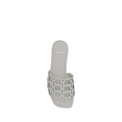 Ferragamo Gancini Pattern Sandals -   -  Ferragamo.