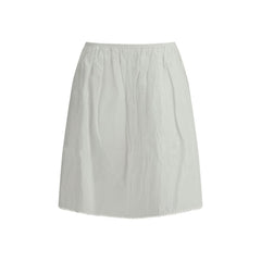 Miu Miu Cotton Skirt -   -  Miu Miu.