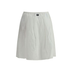 Miu Miu Cotton Skirt -   -  Miu Miu.