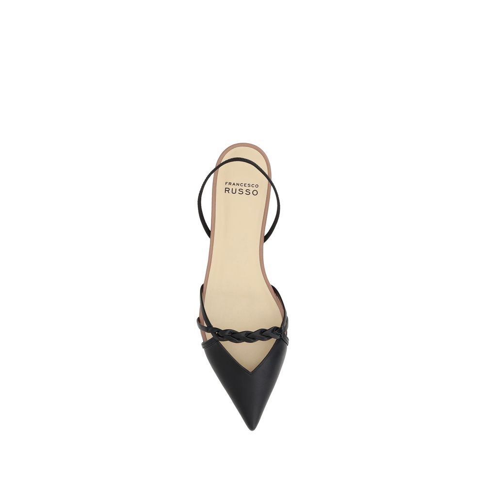 Francesco Russo Slingback Sandals -   -  Francesco Russo.