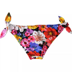 Dolce & Gabbana Black Floral Print Swimsuit Bikini Bottom Swimwear -   -  Dolce & Gabbana.