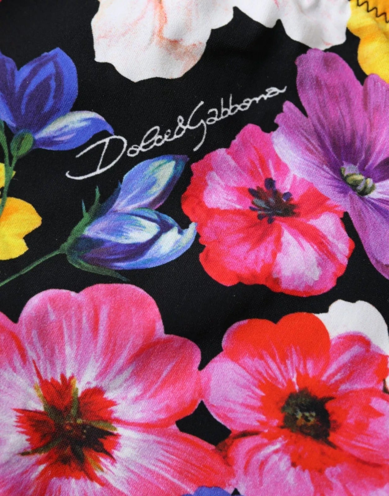 Dolce & Gabbana Black Floral Print Swimsuit Bikini Bottom Swimwear -   -  Dolce & Gabbana.