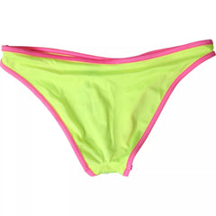 Dolce & Gabbana Yellow Pink Nylon Swimwear Bottom Beachwear Bikini -   -  Dolce & Gabbana.