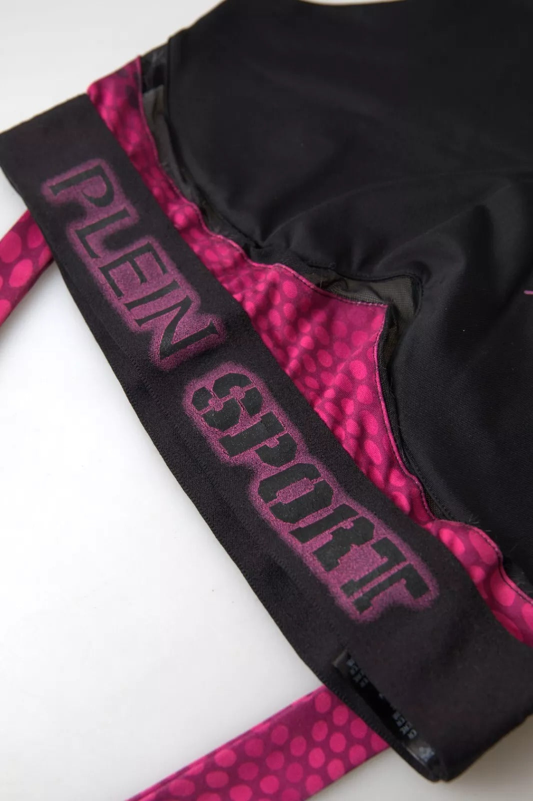 Plein Sport Black Fuchsia Logo Athlete Hannah Bra Underwear -   -  Plein Sport.