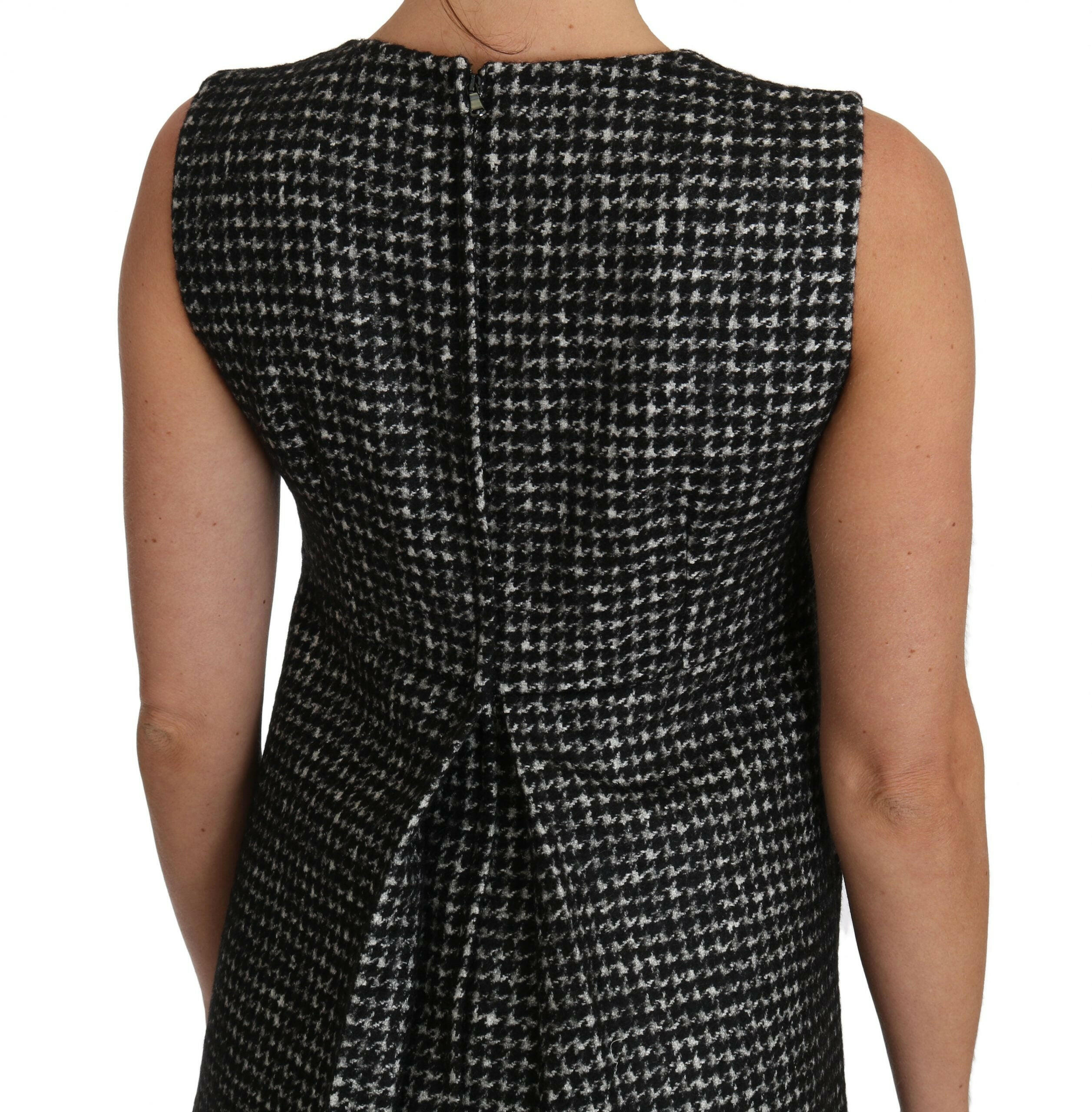 Dolce & Gabbana Gray Tulip Embroidered A-Line Shift Dress -   -  Dolce & Gabbana.