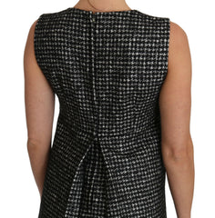 Dolce & Gabbana Gray Tulip Embroidered A-Line Shift Dress -   -  Dolce & Gabbana.