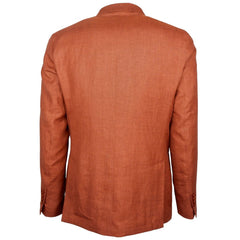 Made in Italy Brown Linen Blazer -   -  Made in Italy.