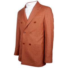 Made in Italy Brown Linen Blazer -   -  Made in Italy.