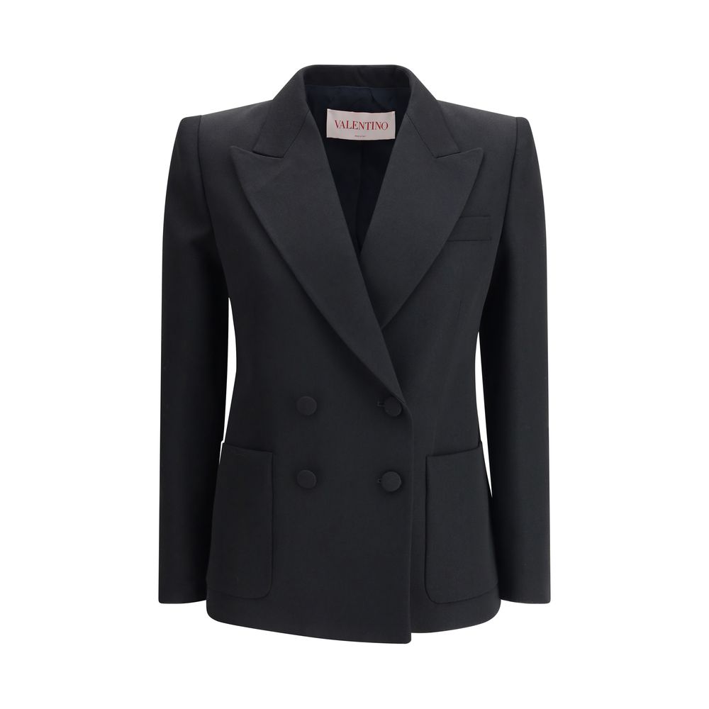 Valentino Double-breasted Blazer -   -  Valentino.