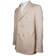 Made in Italy Beige Linen Blazer -   -  Made in Italy.
