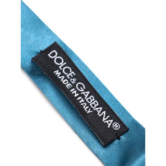 Dolce & Gabbana Blue Silk Bowty -   -  Dolce & Gabbana.