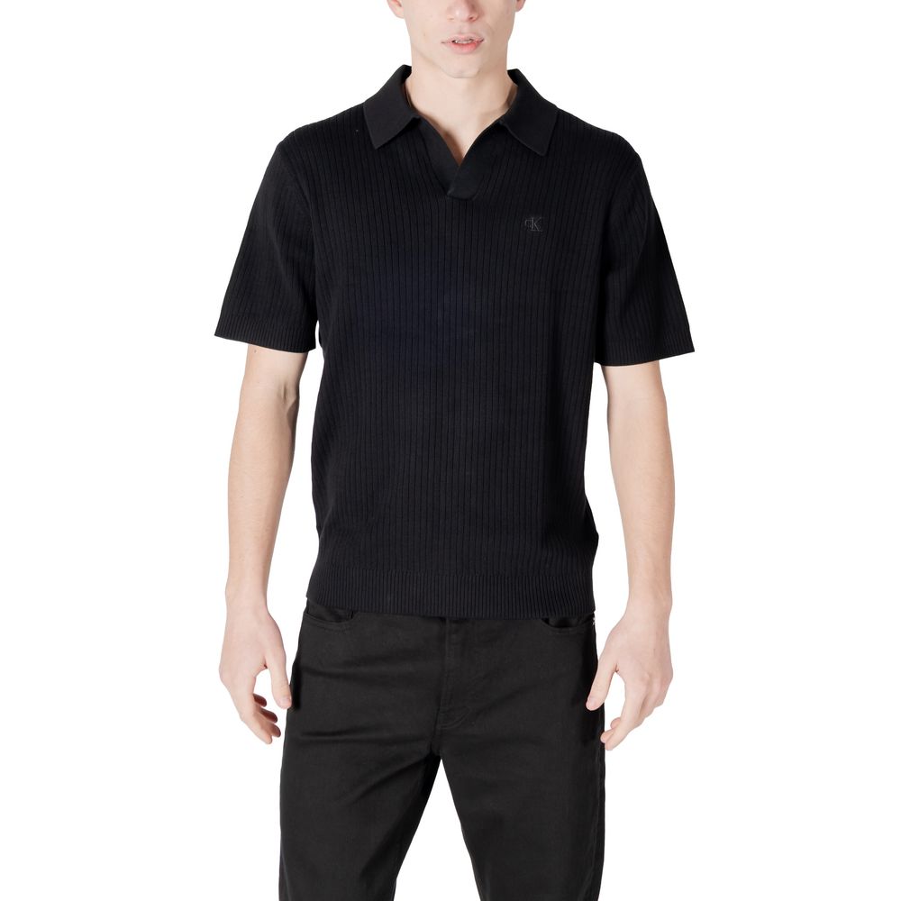 Calvin Klein Jeans Black Cotton Sweater -   -  Calvin Klein Jeans.