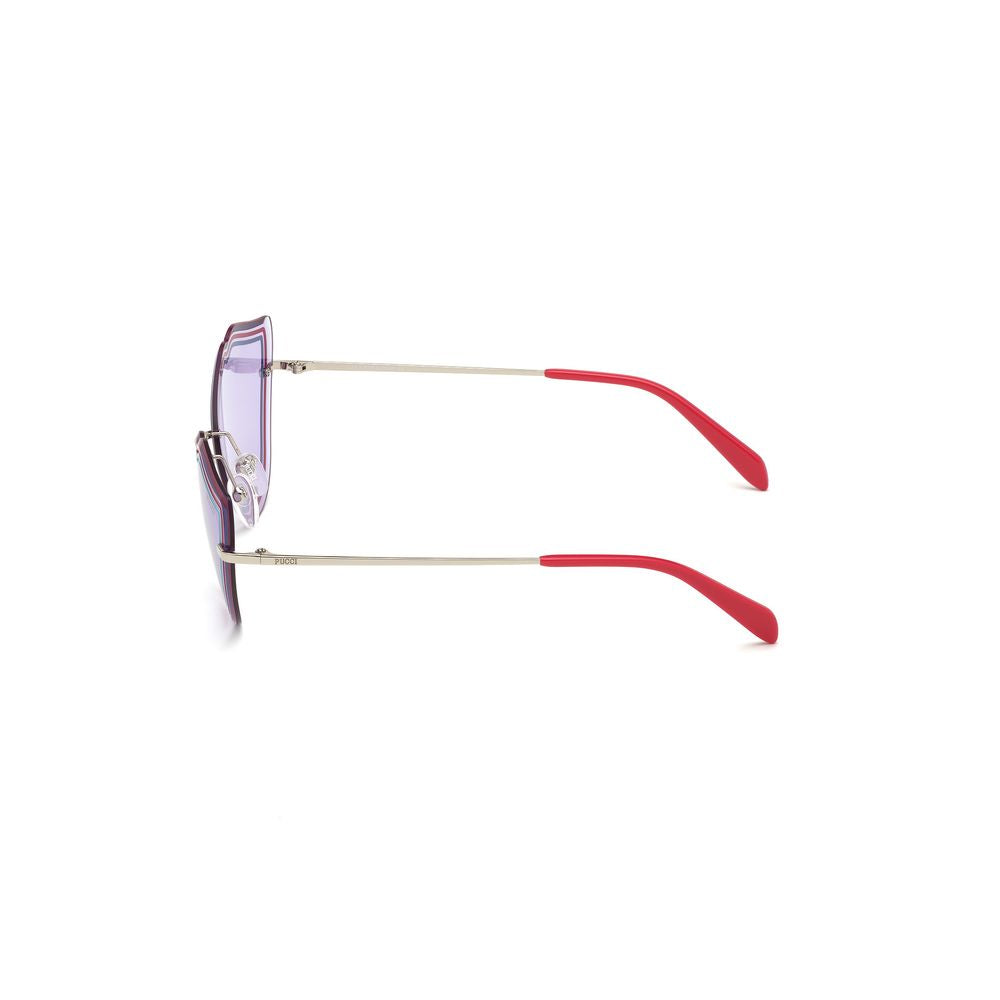 Emilio Pucci Gray Metal Sunglasses -   -  Emilio Pucci.