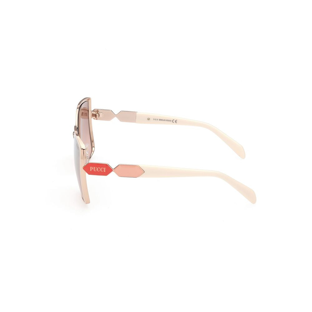 Emilio Pucci White Metal Sunglasses -  Jewellery, Women -  Emilio Pucci.