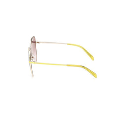 Emilio Pucci Yellow Metal Sunglasses -  Jewellery, Women -  Emilio Pucci.