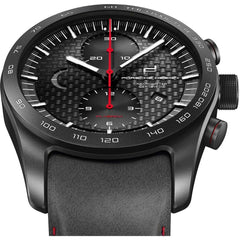 Porsche Design Black Leather Watch -   -  Porsche Design.