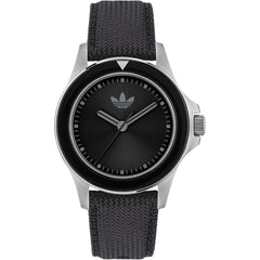 Adidas Black Fabric Watch -   -  Adidas.