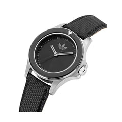 Adidas Black Fabric Watch -   -  Adidas.