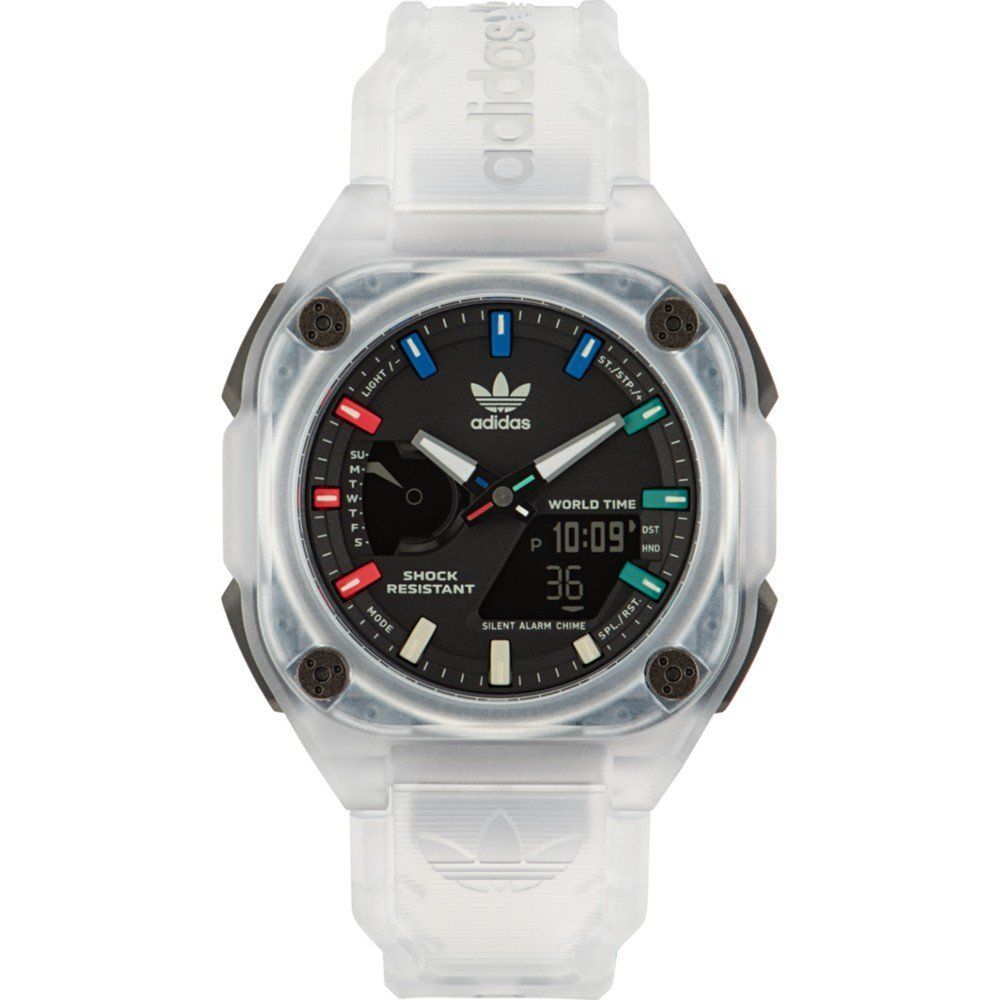 Adidas Transparent Synthetic Watch -   -  Adidas.