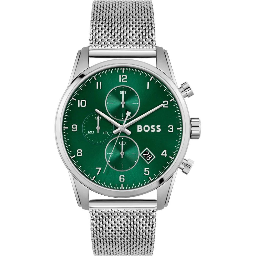 Hugo Boss Silver Stainless Steel Watch -   -  Hugo Boss.
