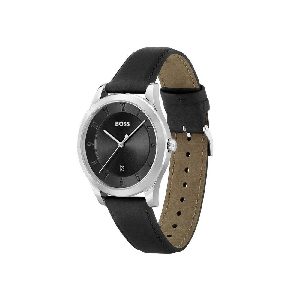 Hugo Boss Black Leather Watch -   -  Hugo Boss.