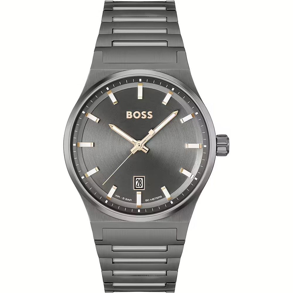 Hugo Boss Gray Stainless Steel Watch -   -  Hugo Boss.