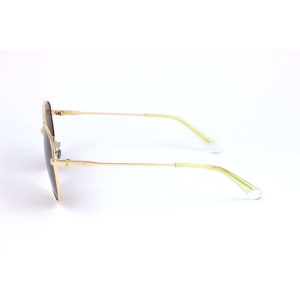 Polaroid Gold Metal Sunglasses -   -  Polaroid.