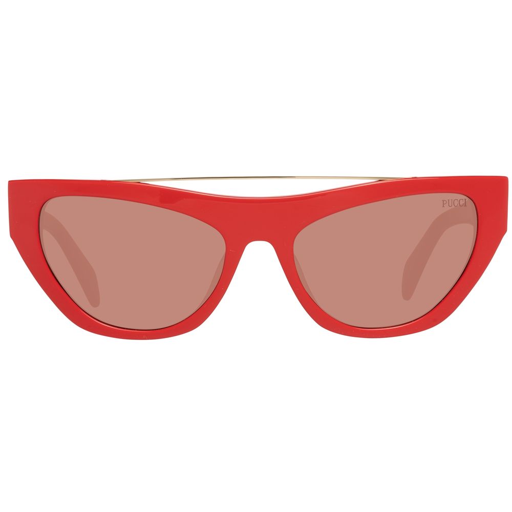 Emilio Pucci Red Metal Sunglasses -   -  Emilio Pucci.