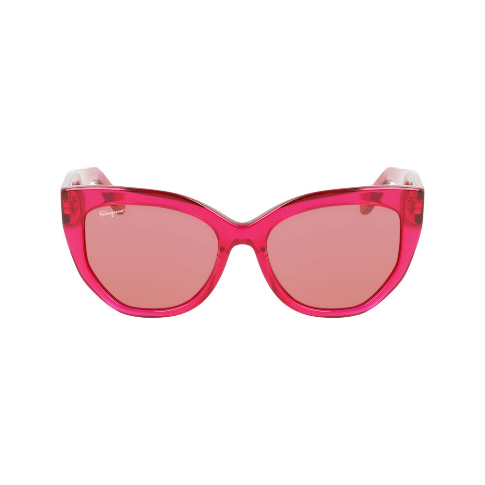 Ferragamo Red Acetate Sunglasses -   -  Ferragamo.