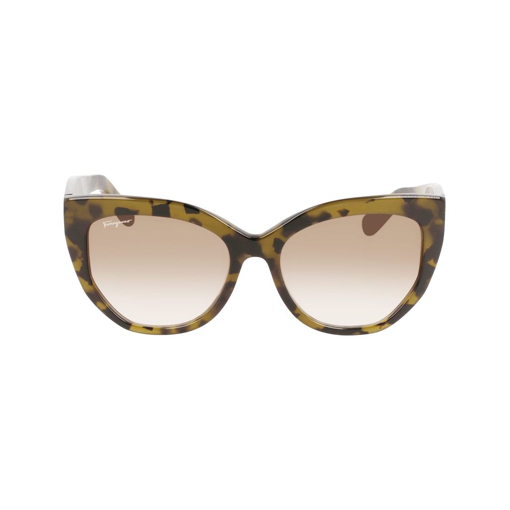 Ferragamo Brown Acetate Sunglasses -  Jewellery, Women -  Ferragamo.