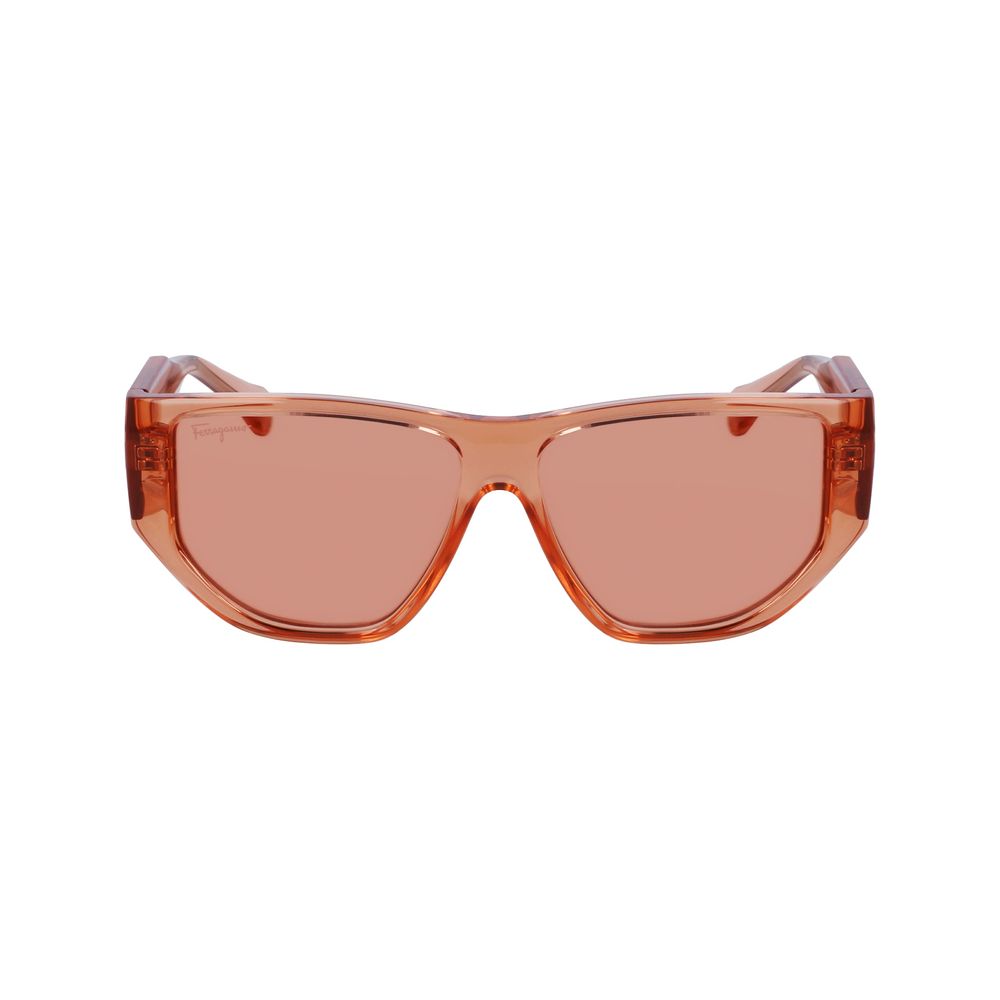 Ferragamo Orange Injected Sunglasses -   -  Ferragamo.