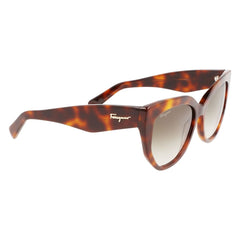 Ferragamo Brown Acetate Sunglasses -   -  Ferragamo.