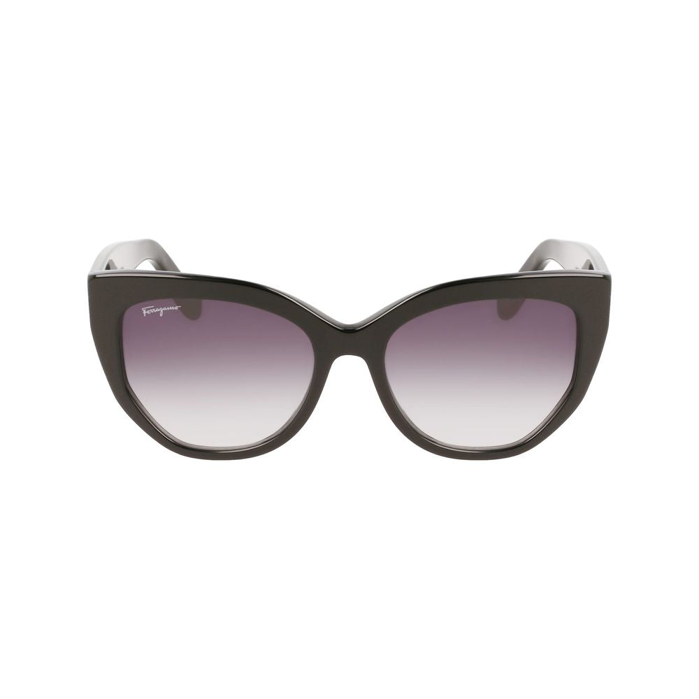 Ferragamo Black Acetate Sunglasses -   -  Ferragamo.